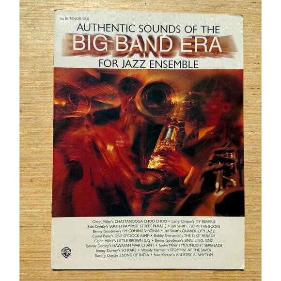 Lot of 2 Big Band Era for Jazz Ensemble Music Books B Flat Tenor Sax - Picture 2 of 5